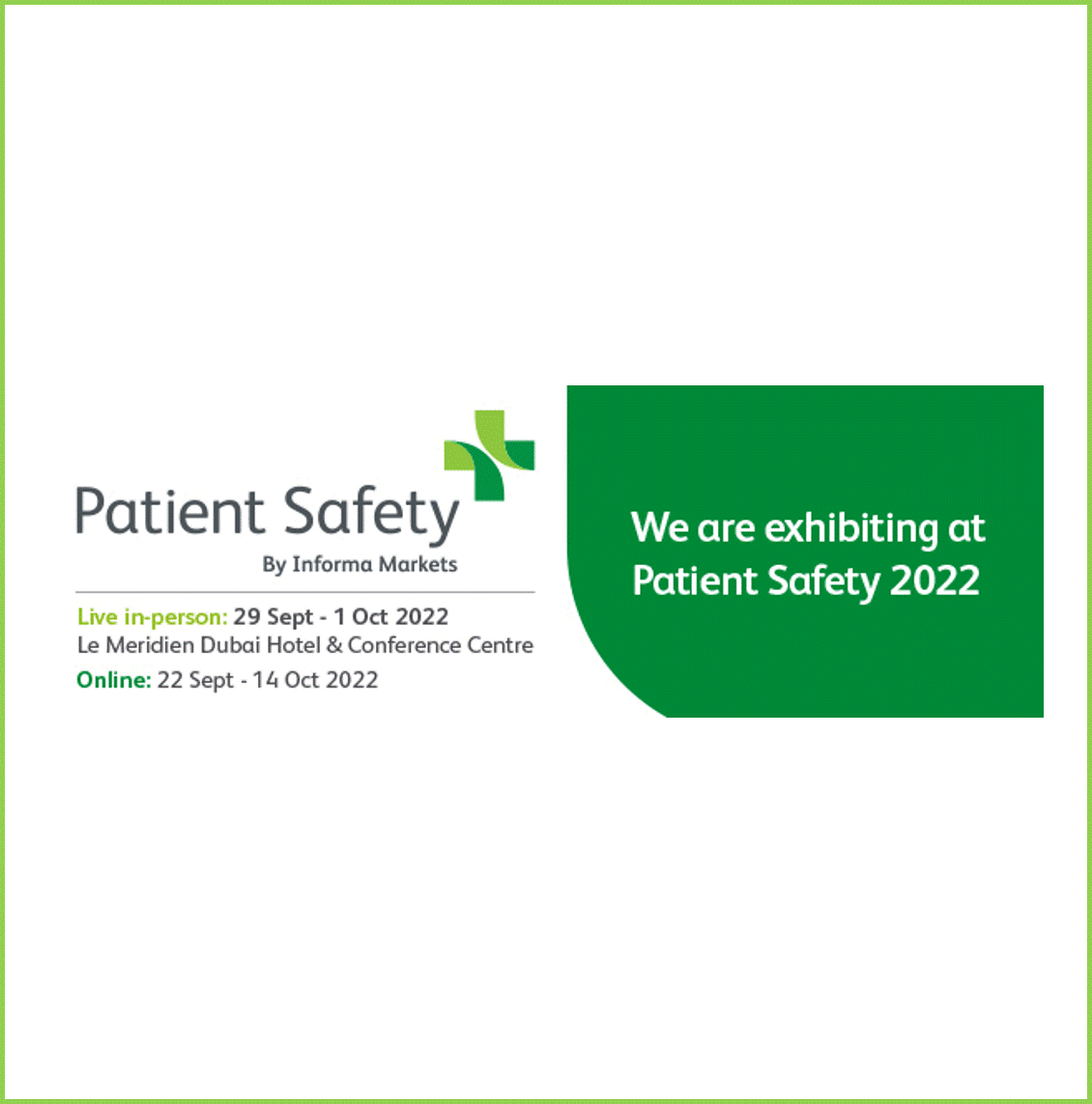 Patient Safety rectangle banner